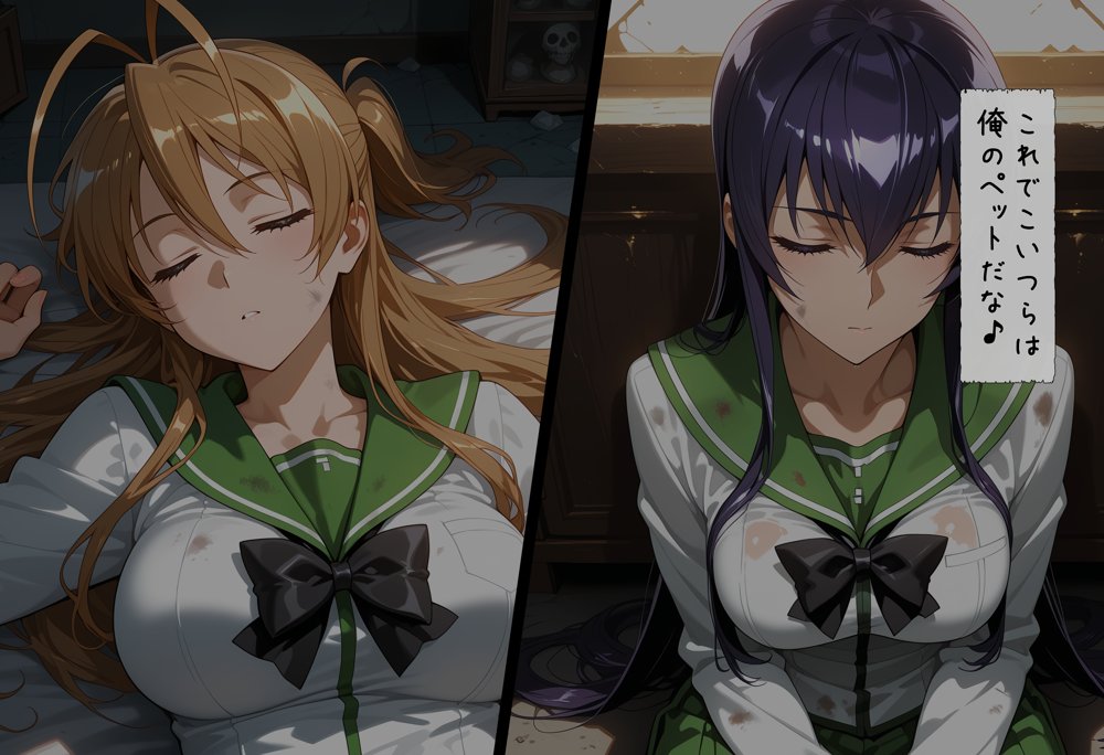 ゾンビがまんえんしたH〇TDの世界で…催● ハーレム作り